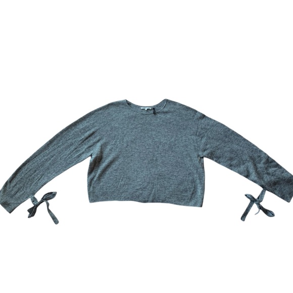 Helmut Lang wool blend gray sweater made in USA with Italian yarn size Large - Picture 4 of 10